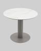 Стол Stool Group Терралино SO 298-86410 керамика белый матовый, основание металл латте 90x90x77 фото 4