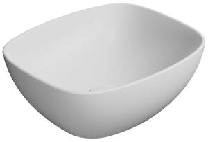 Раковина GSI Nubes 978509 белый матовый, 40x35