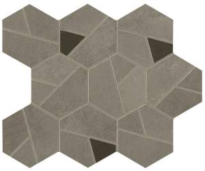 Мозаика Atlas Concorde Boost Pro A0QP Taupe Mosaico Hex Coffee 25x28.5