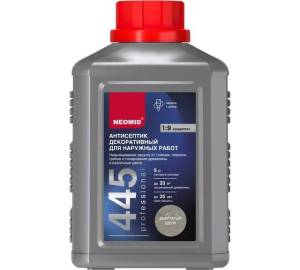 Антисептик декоративный для наружных работ Neomid 445 дымчатый шелк 0.5 кг