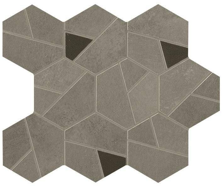Мозаика Atlas Concorde Boost Pro A0QP Taupe Mosaico Hex Coffee 25x28.5