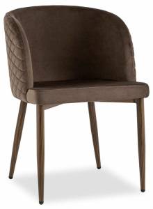 Кресло Stool Group Оскар MC11 KD HLR-49 велюр коричневый (ножки дерево)