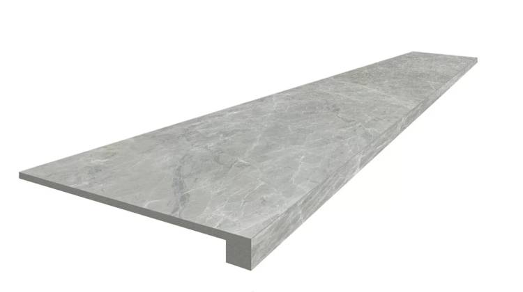 Ступень ColiseumGres Canova 620070002818 Grey Scalino 120 Front 33x120
