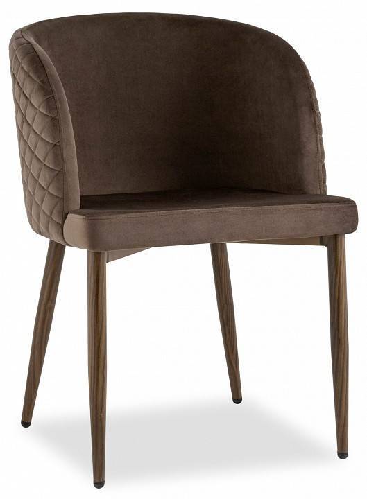 Кресло Stool Group Оскар MC11 KD HLR-49 велюр коричневый (ножки дерево)