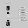 Встраиваемый светильник Technical Dip DL120-10W-2.7K-TRS-B фото 3