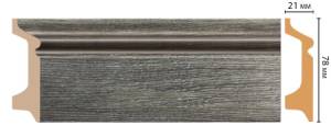 Плинтус напольный DECOMASTER D122-87 240x2.1x7.8