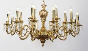 Большая подвесная люстра хрустальная Dio D`arte Estrada E 1.1.18.600 CG