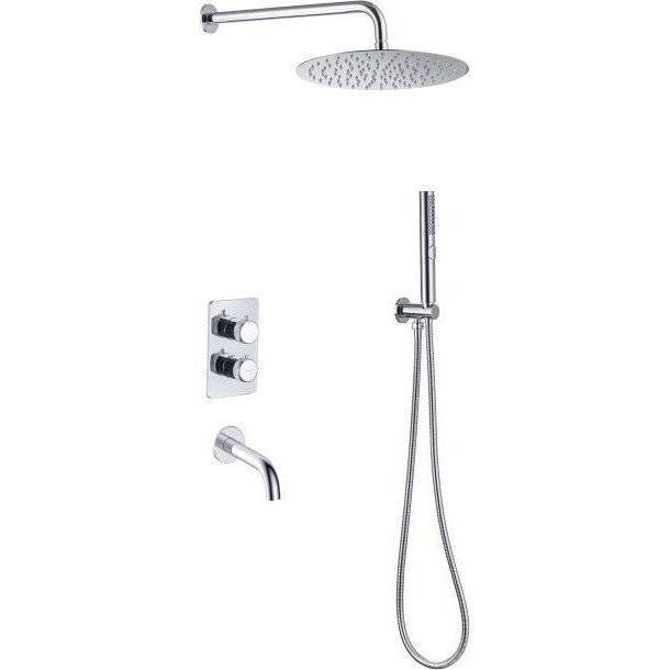 Душевой комплект Allen Brau Priority 5.31014-00 хром, с внутренней частью