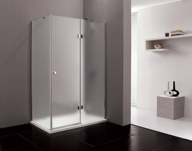 Душевой уголок Cezares VERONA-W-AH-1-120/80-P-Cr-R профиль хром, стекло матовое, 120x80x195