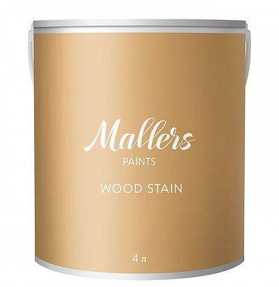 Лессирующая краска для дерева Mallers Wood Stain 4 л