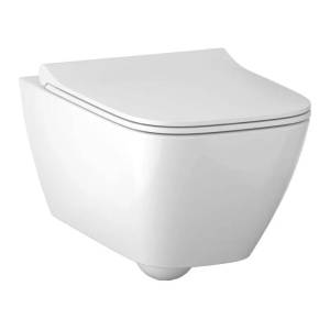 Унитаз подвесной Geberit Smyle 500.685.01.2 Square с крышкой-сиденьем с микролифтом