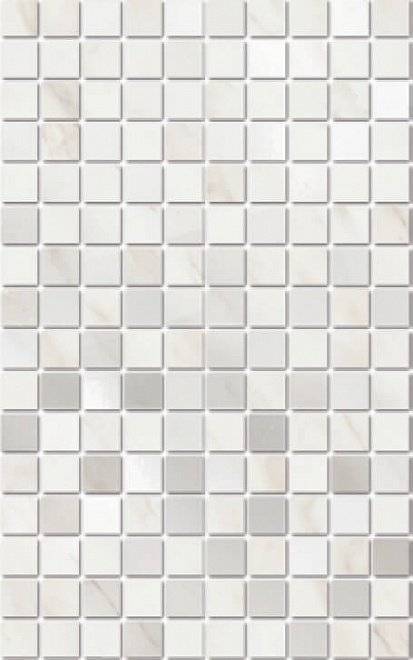 Декор Kerama Marazzi Гран Пале MM6359 белый мозаичный 25x40