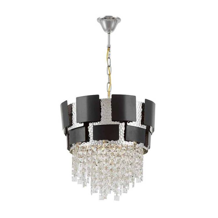 Подвесной светильник Lumina Deco Kruvia LDP 7045-400 BK+CHR