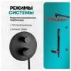 Душевая система Grocenberg GB5099BL-3 без излива, черный фото 10