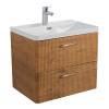 Тумба с раковиной BelBagno DUE 50 подвесная, Rovere Nature фото 2