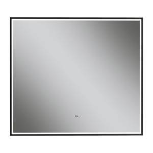 Зеркало Equil Forest zkFRST.LED90-15 с подсветкой, черный, 90x90