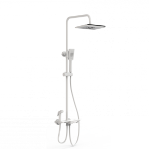 Душевая стойка Wonzon & Woghand WW-B3310-MW с термостатом, белый