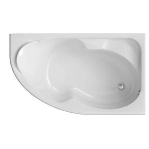 Акриловая ванна Creto Doris 170x105 правая, с каркасом