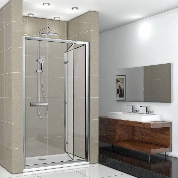 Душевая дверь в нишу Cerutti Spa Bella D81T 80 см, профиль хром