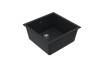 Мойка кухонная Alveus Granital Omni 20 1150049 Deep Black-G90 с сифоном, 45x45 фото 2