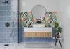 Керамическая плитка Gracia Ceramica Folk 10100001217 blue голубой 02 25x60 фото 11