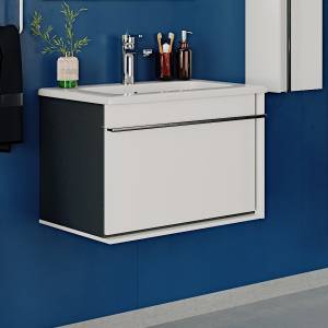 Тумба с раковиной Roca Aneto 60 белая, черная