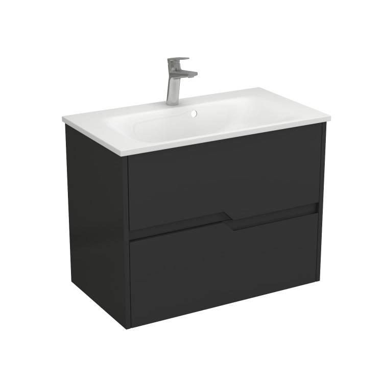 Тумба с раковиной Veneciana Veneto 80 58058 черный матовый