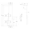 Душевая панель Cerutti Spa Korra CT9258 черная фото 3