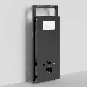 Система инсталляции для унитазов Wasserkraft Salm 27TLT.010.ME.BL.WM03 клавиша белый матовый