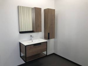 Мебель для ванной Comforty Бонн 75 дуб темный