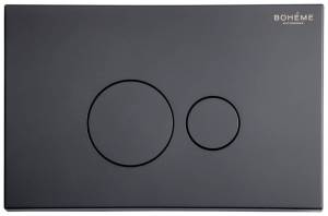 Кнопка смыва Boheme 668-B Black