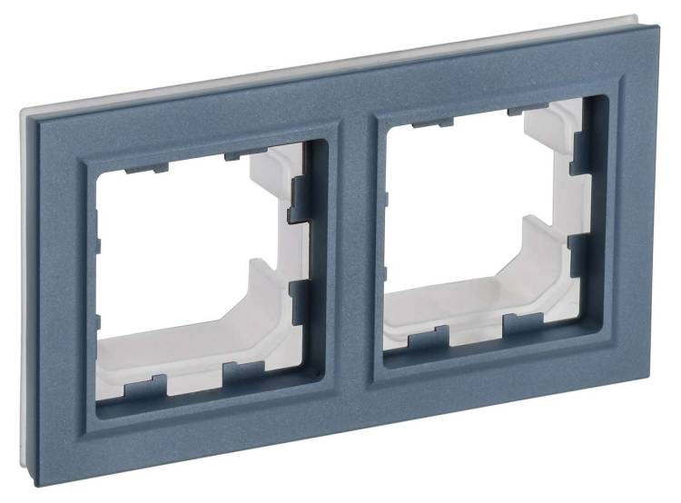 Рамка 2-постовая IEK Brite BR-M22-44-K35 маренго