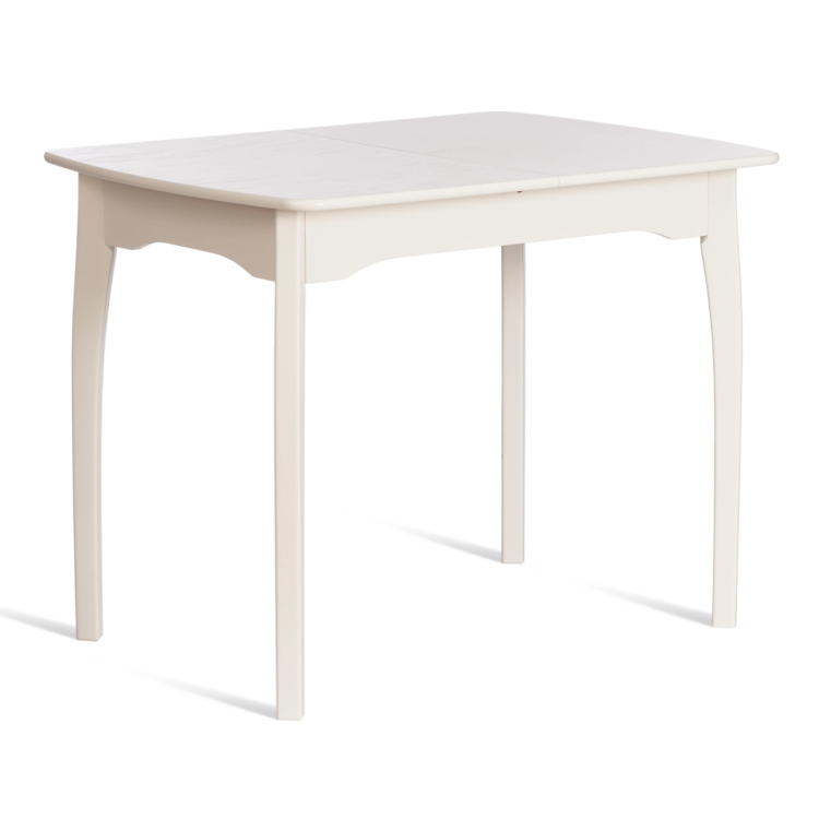 Стол Tetchair Caterina 21217 Ivory white 100(130)x76x70