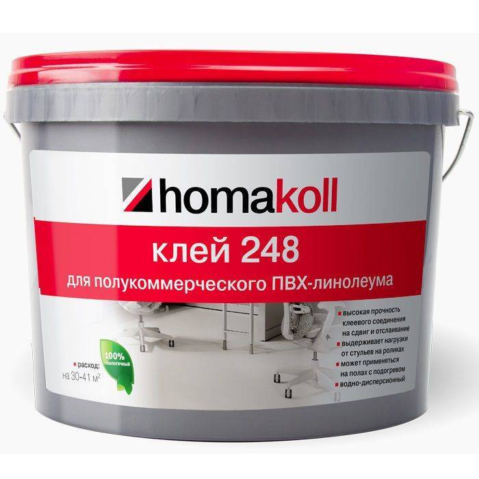 Клей для полукоммерческого линолеума Homakoll 248 (14 кг)