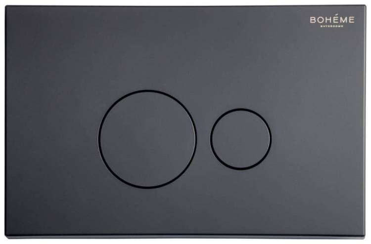 Кнопка смыва Boheme 668-B Black