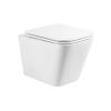 Унитаз подвесной BelBagno Ardente-R BB520CH-TOR/SC безободковый, с сиденьем микролифт, белый фото 2