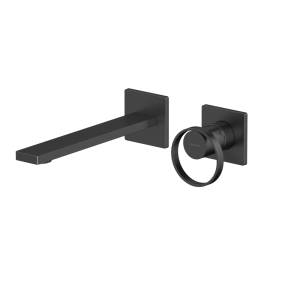 Смеситель для раковины WHITECROSS X 2-XO1425GM + BU0025 оружейная сталь