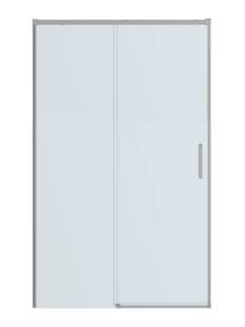 Душевая дверь в нишу Cezares PLANE-BF-1-120-C-IN профиль сатин, стекло прозрачное, 120x195