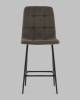 Стул полубарный Stool Group Одди AV 406N-Cst-08(PP) темно-серый, велюр фото 3
