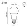 Лампа светодиодная Gauss Basic 1023224 фото 3