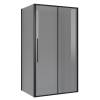 Душевой уголок Niagara Nova NG-85-12TB-TB90-34 профиль черный матовый, стекло тонированное, 120x90x195