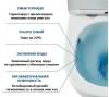 Унитаз-компакт Cerutti Spa Manlio CT10618 безободковый, сиденье микролифт, белый фото 3