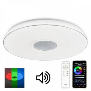 Потолочный светодиодный светильник Citilux Light & Music с пультом CL703M100
