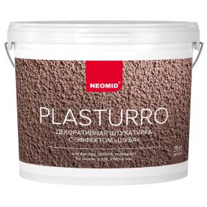 Штукатурка декоративная Neomid Plasturro Шуба база A белая 15 кг
