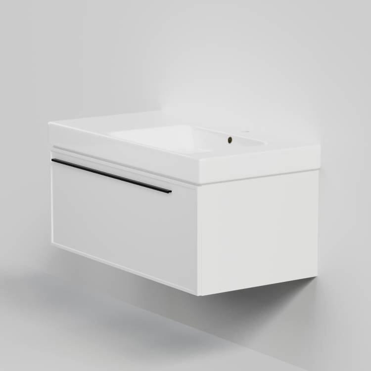 Тумба с раковиной La Fenice Elba Bianco NFNC-01-ELB-B-90-3-90R белая матовая, 90 см