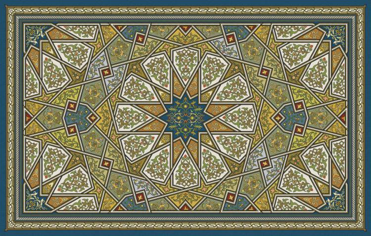 Фреска Ortograf Arabesque 33434 Green carpet Сахара FS