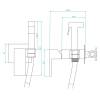 Гигиенический душ RGW Shower Panels SP-207 511408207-01 Хром фото 4