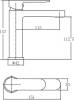 Смеситель для раковины Aquanet Passion AF300-10С фото 2