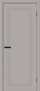 Межкомнатная дверь глухая Bravo Граффити-20 Полотоно Grey Pro 2000х800
