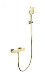 Смеситель для душа Wonzon & Woghand WW-B2062-A-BG с термостатом, брашированное золото
